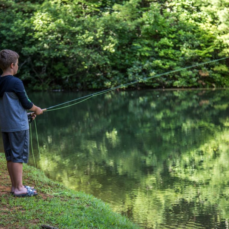 Fishing at Springmaid Mountain Resort