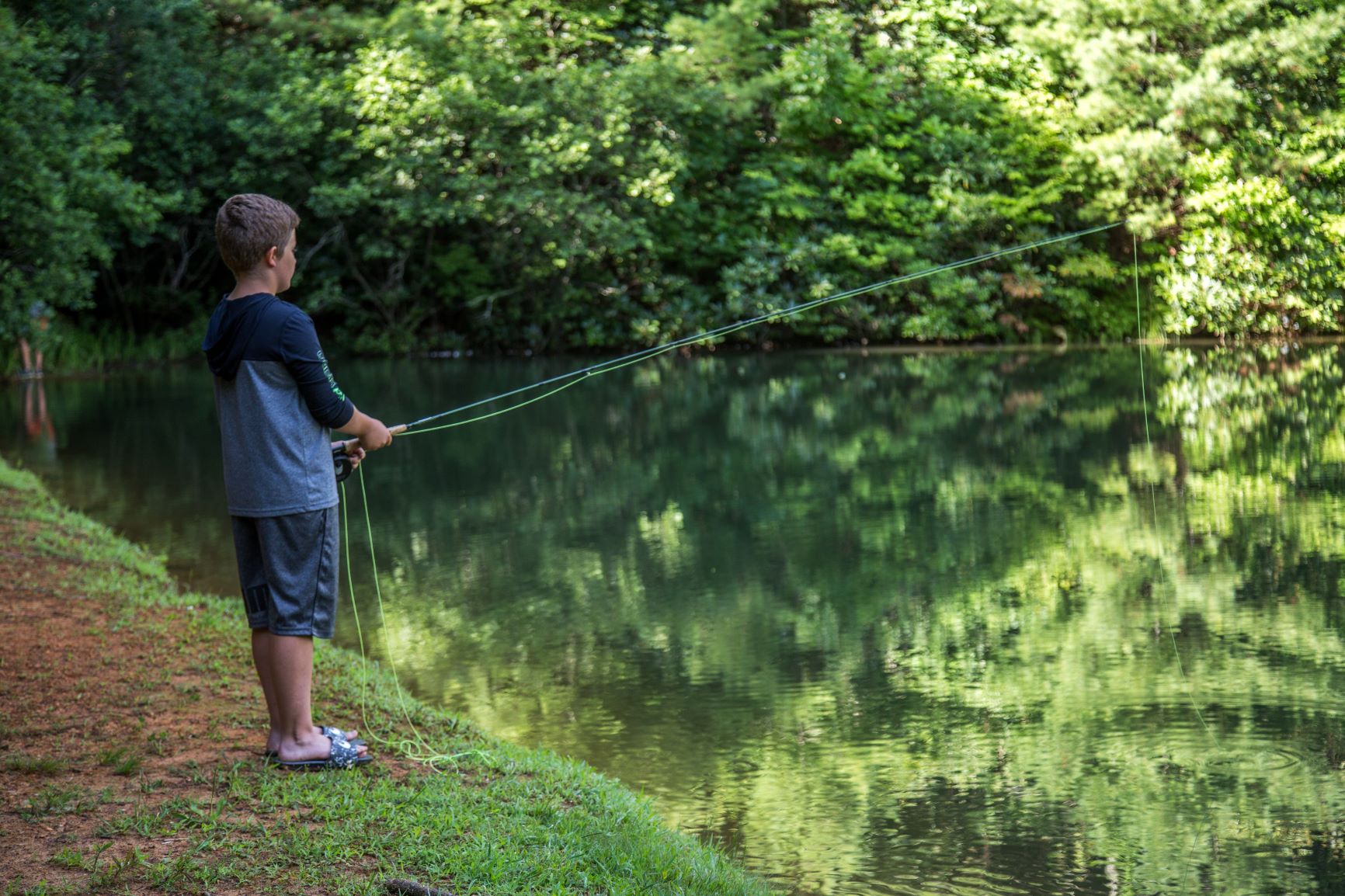Fishing at Springmaid Mountain Resort
