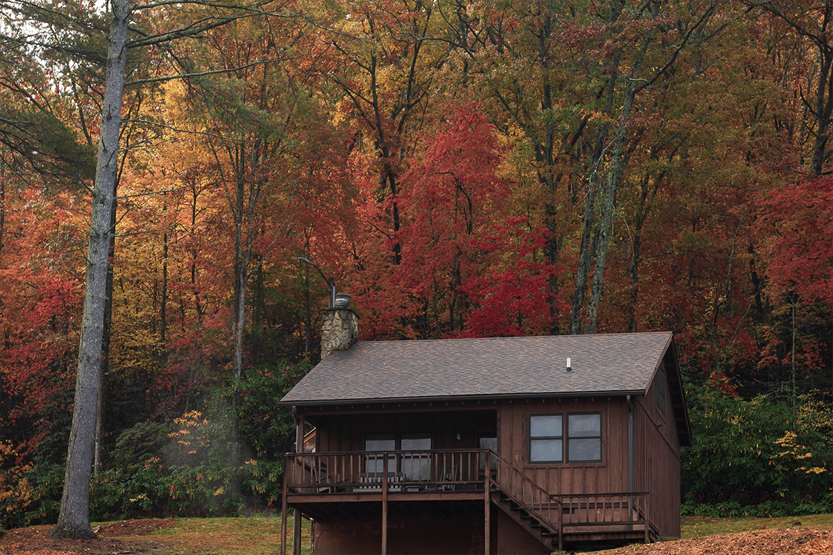 Springmaid Mountain Cabin Fall